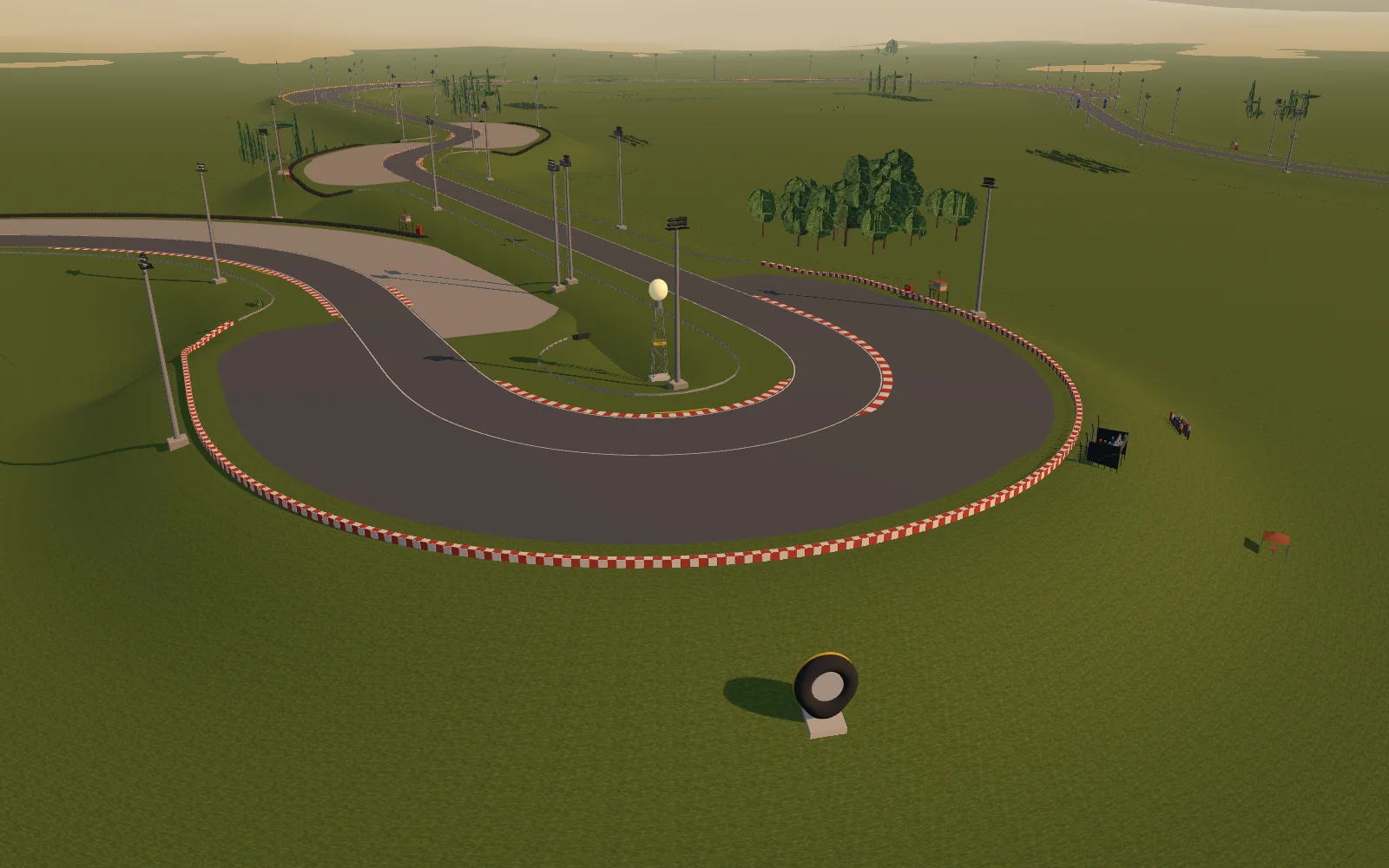 Circuito GP moderno in collina